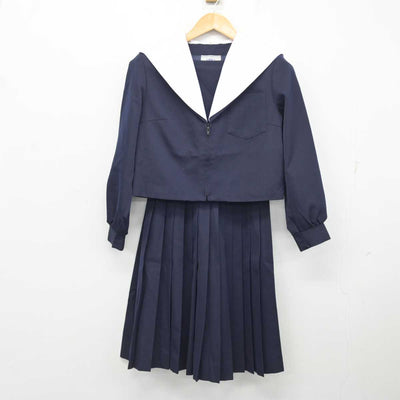 【中古】愛知県 美川中学校 女子制服 2点 (セーラー服・スカート) sf078345