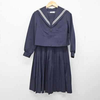 【中古】愛知県 美川中学校 女子制服 2点 (セーラー服・スカート) sf078346