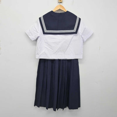 【中古】愛知県 美川中学校 女子制服 2点 (セーラー服・スカート) sf078347