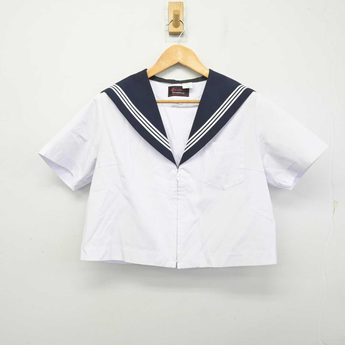 【中古】愛知県 美川中学校 女子制服 2点 (セーラー服) sf078349