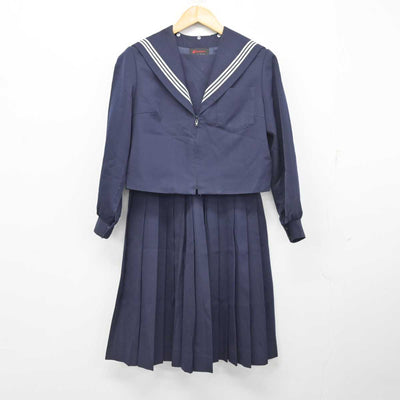 【中古】愛知県 美川中学校 女子制服 2点 (セーラー服・スカート) sf078351