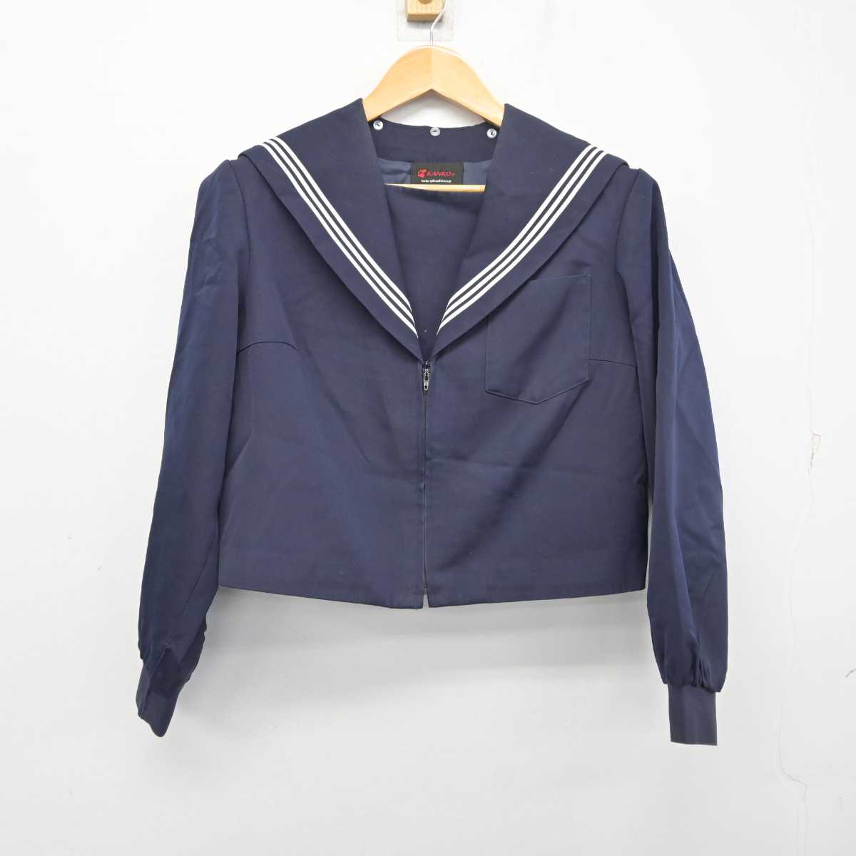 【中古】愛知県 美川中学校 女子制服 2点 (セーラー服・スカート) sf078352