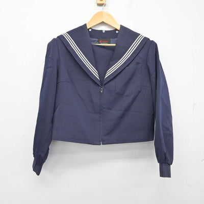 【中古】愛知県 美川中学校 女子制服 2点 (セーラー服・スカート) sf078352