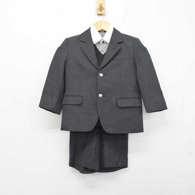 【中古】茨城県 開智望小学校 男子制服 4点 (ブレザー・ニット・シャツ・ズボン) sf078354