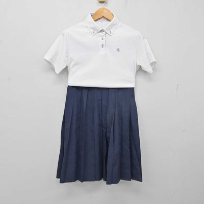 【中古】山梨県 甲府昭和高等学校 女子制服 2点 (シャツ・スカート) sf078362