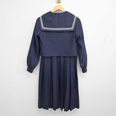 【中古】福岡県 香椎第二中学校 女子制服 2点 (セーラー服・ジャンパースカート) sf078367