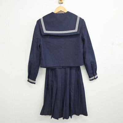 【中古】富山県 高岡市立戸出中学校 女子制服 2点 (セーラー服・スカート) sf078376