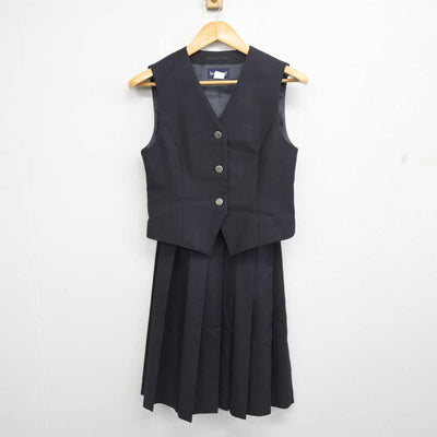 【中古】北海道 帯広大谷高等学校 女子制服 4点 (ブレザー・ベスト・スカート) sf078378