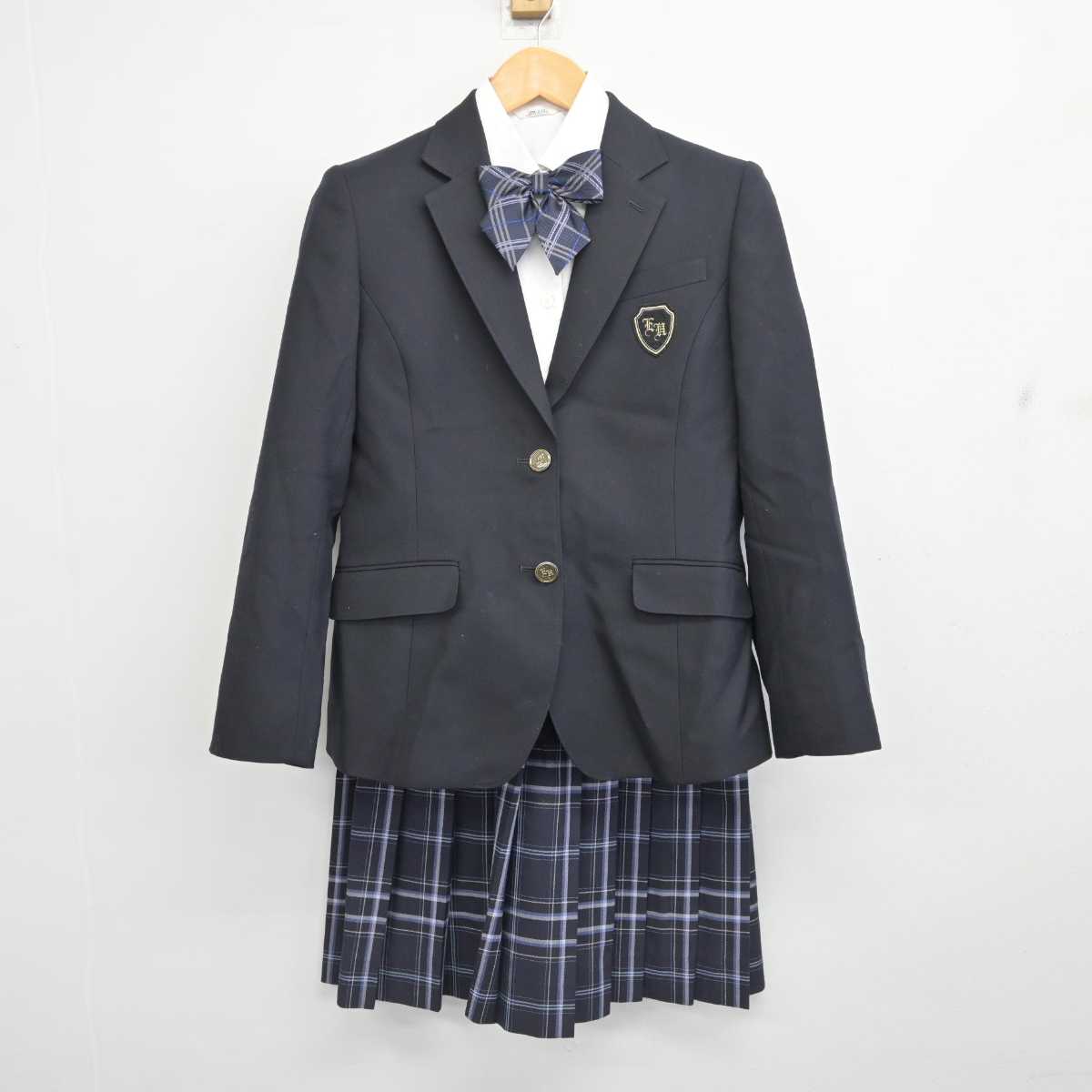 【中古】埼玉県 叡明高等学校 女子制服 4点 (ブレザー・シャツ・スカート) sf078393