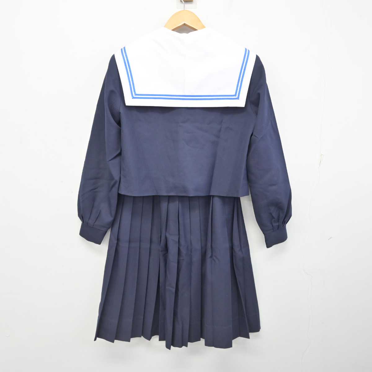 【中古】愛知県 みよし市立北中学校 女子制服 2点 (セーラー服・スカート) sf078407