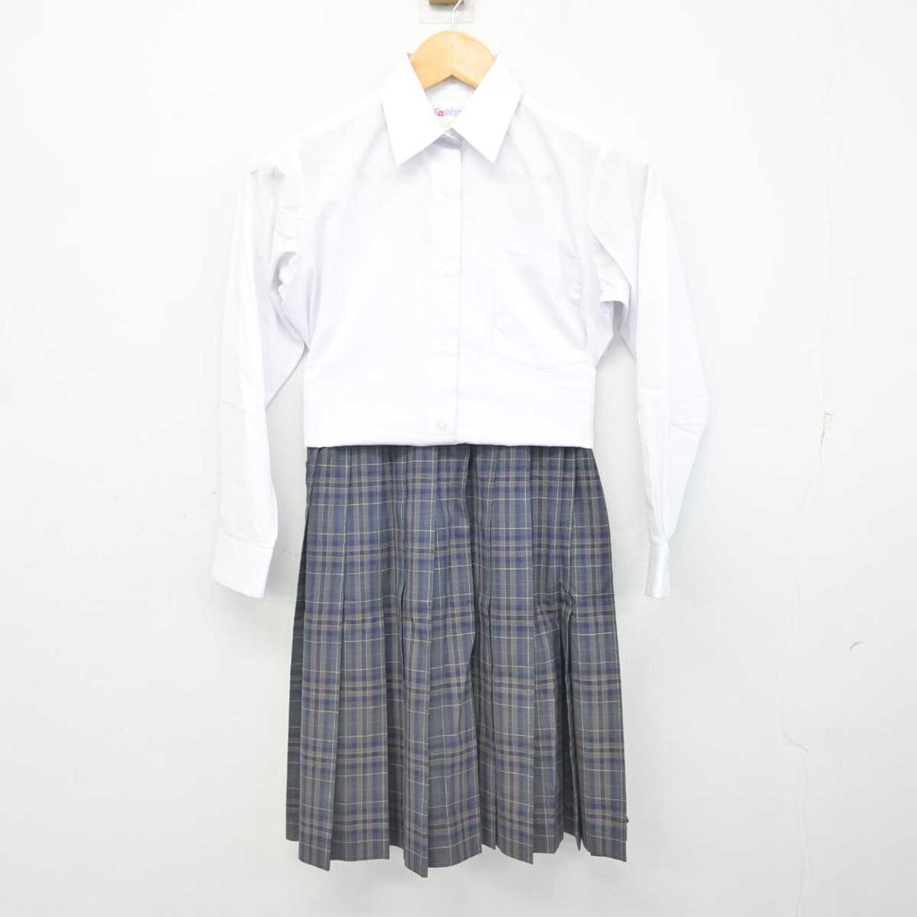 中古】茨城県 つくば工科高等学校 女子制服 2点 (シャツ 中古】茨城県 つくば工科高等学校 女子制服 2点 (シャツ