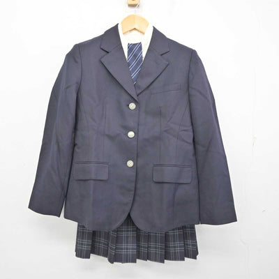 【中古】東京都 荻窪高等学校 女子制服 4点 (ブレザー・シャツ・スカート) sf078415