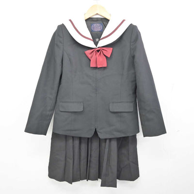 【中古】和歌山県 近畿大学附属新宮高等学校 女子制服 4点 (セーラー服・スカート) sf078418