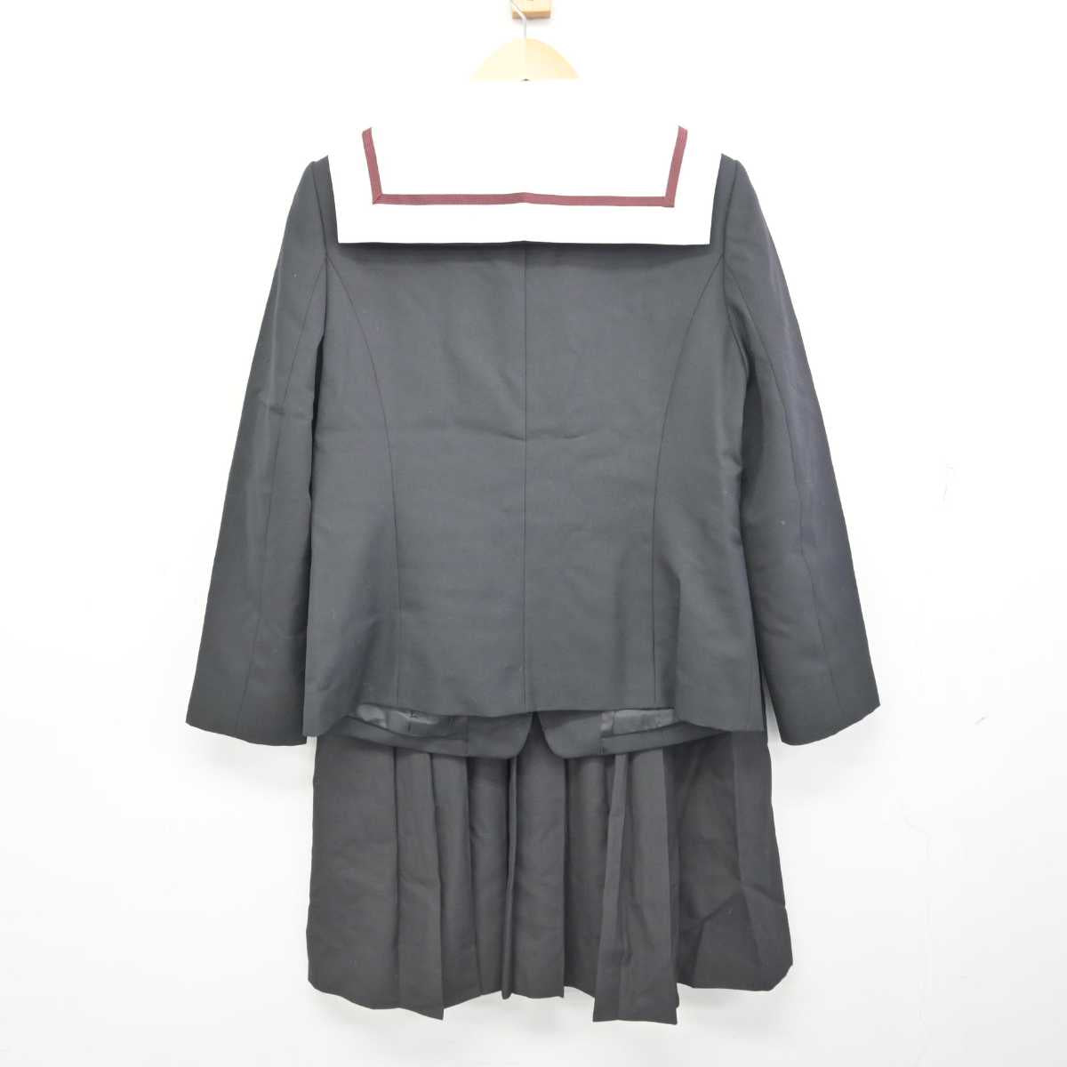 【中古】和歌山県 近畿大学附属新宮高等学校 女子制服 4点 (セーラー服・スカート) sf078418