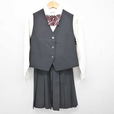 【中古】埼玉県 栄東高等学校 女子制服 5点 (ブレザー・ベスト・シャツ・スカート) sf078424