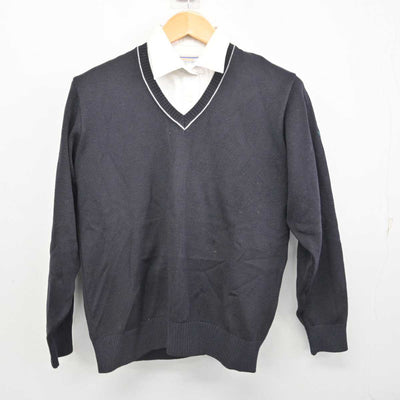 【中古】埼玉県 栄東高等学校 女子制服 3点 (ニット・シャツ) sf078428