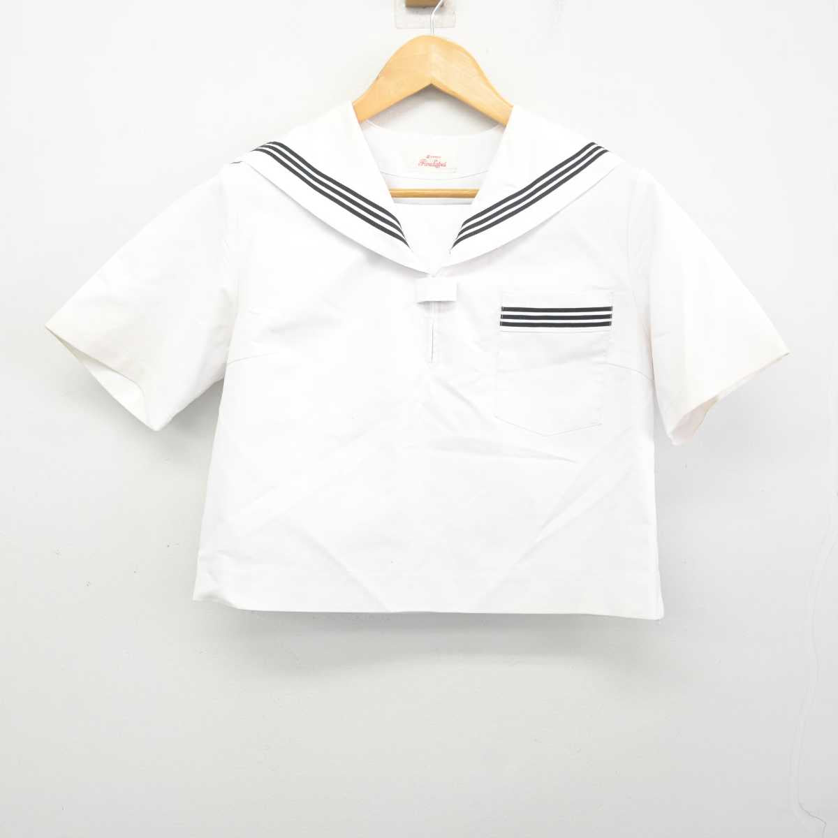 【中古】広島県 高西中学校 女子制服 2点 (セーラー服・スカート) sf078434