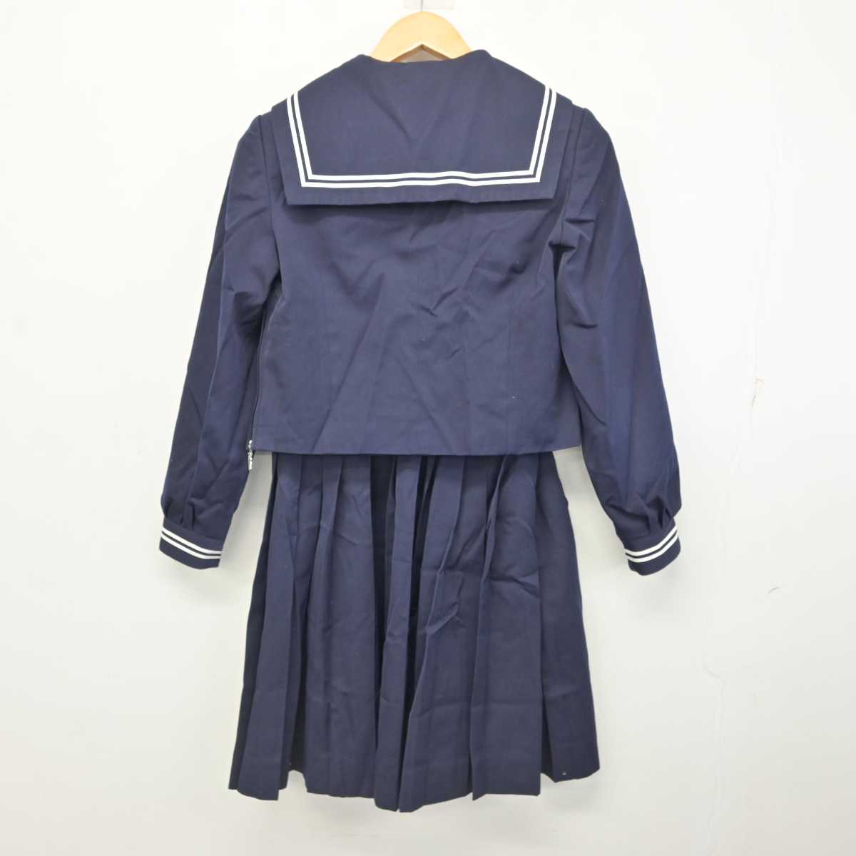 【中古】高知県 一宮中学校 女子制服 3点 (セーラー服・スカート) sf078441