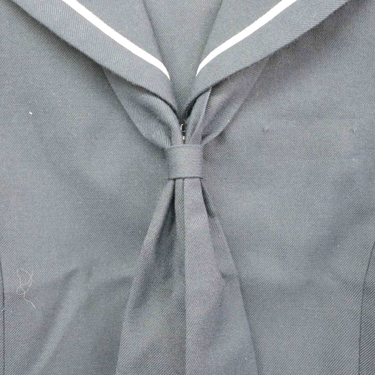 【中古】宮城県 五橋中学校 女子制服 3点 (セーラー服・スカート) sf078443