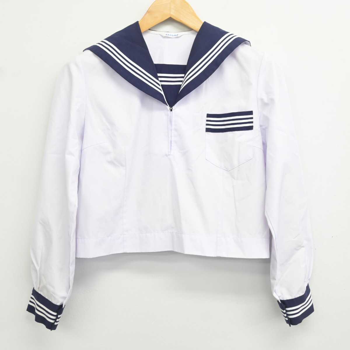 【中古】茨城県 常北中学校 女子制服 2点 (セーラー服) sf078447