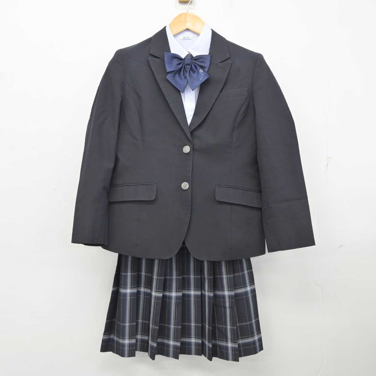 【中古】東京都 淑徳巣鴨中学高等学校 女子制服 5点 (ブレザー・ニット・シャツ・スカート) sf078450