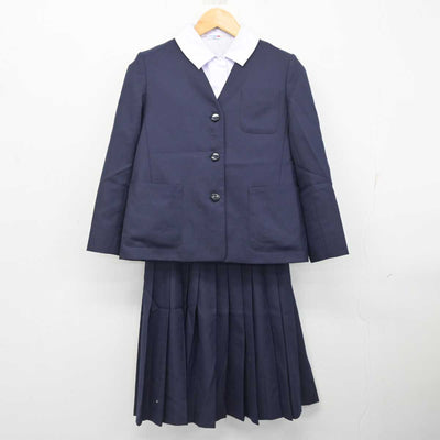 【中古】埼玉県 原市中学校 女子制服 4点 (ブレザー・ベスト・シャツ・スカート) sf078461