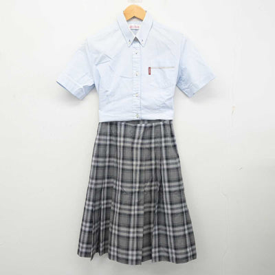 【中古】神奈川県 光明学園相模原高等学校 女子制服 2点 (シャツ・スカート) sf078466