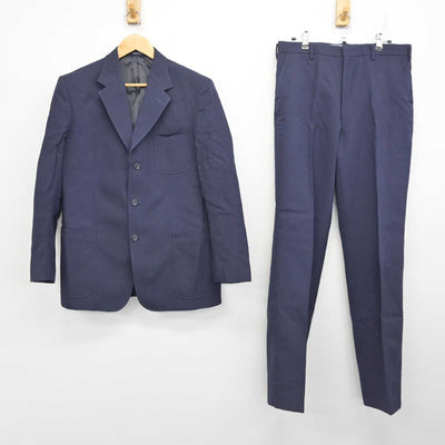 【中古】神奈川県 寒川町立旭が丘中学校 男子制服 3点 (ブレザー・ズボン) sf078467