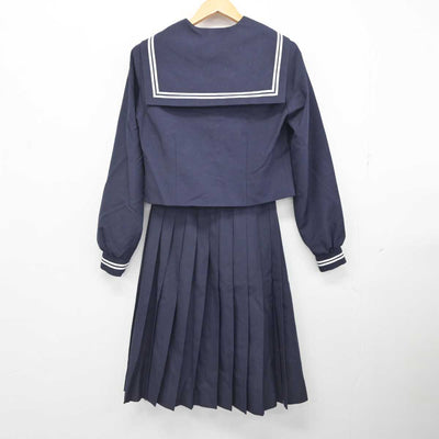 【中古】静岡県 富士岡中学校 女子制服 3点 (セーラー服・スカート) sf078472