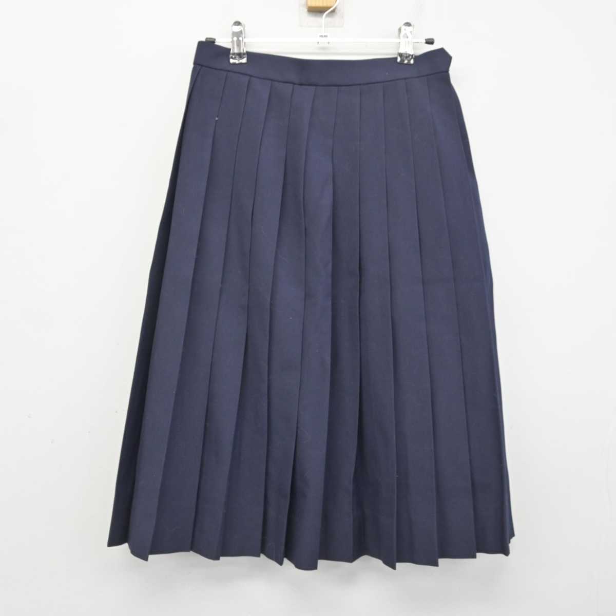 【中古】静岡県 富士岡中学校 女子制服 3点 (セーラー服・スカート) sf078473