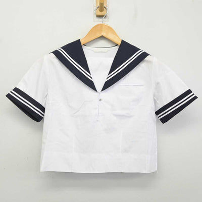 【中古】静岡県 富士岡中学校 女子制服 3点 (セーラー服・セーラー服) sf078475