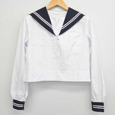 【中古】静岡県 富士岡中学校 女子制服 2点 (セーラー服) sf078476