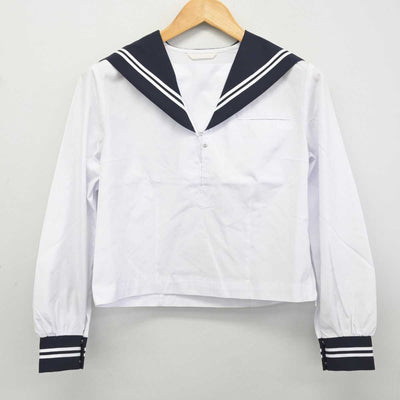 【中古】静岡県 富士岡中学校 女子制服 2点 (セーラー服) sf078476