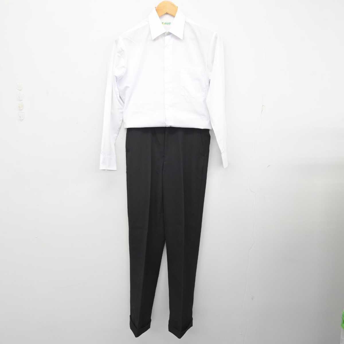 【中古】千葉県 湖北台中学校 男子制服 3点 (学ラン・シャツ・ズボン) sf078482