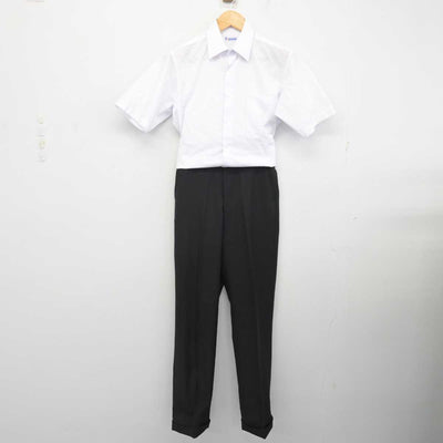 【中古】千葉県 湖北台中学校 男子制服 2点 (シャツ・ズボン) sf078483