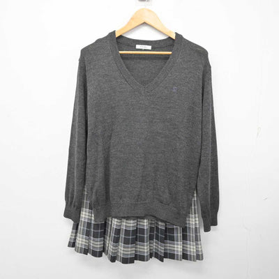 【中古】千葉県 西武台千葉高等学校 女子制服 5点 (ブレザー・ニット・スカート) sf078495