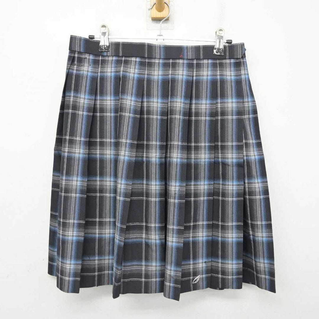 中古】東京都 青井高等学校 女子制服 4点 (ニットベスト・シャツ
