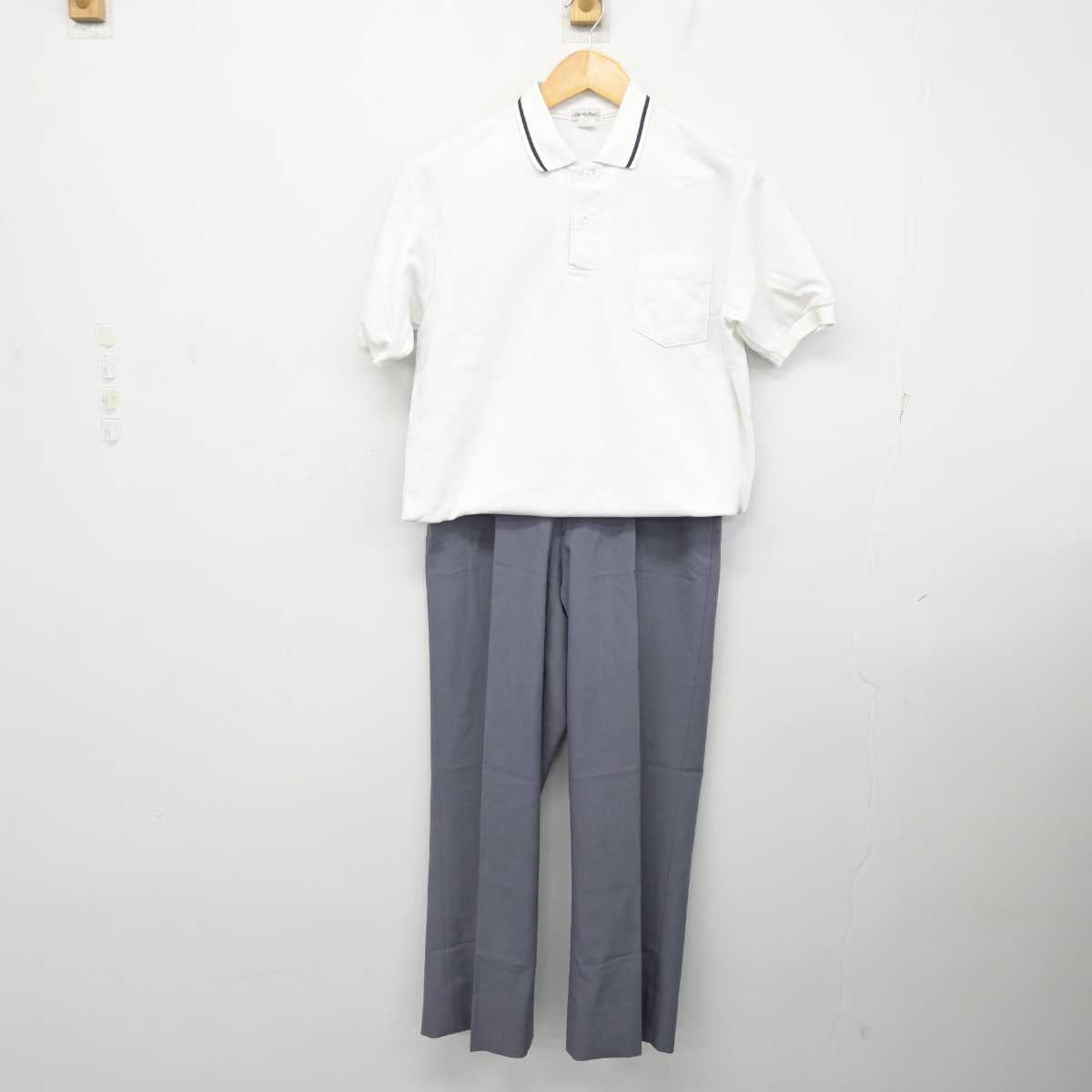 【中古】東京都  足立区立第九中学校 男子制服 2点 (シャツ・ズボン) sf078512