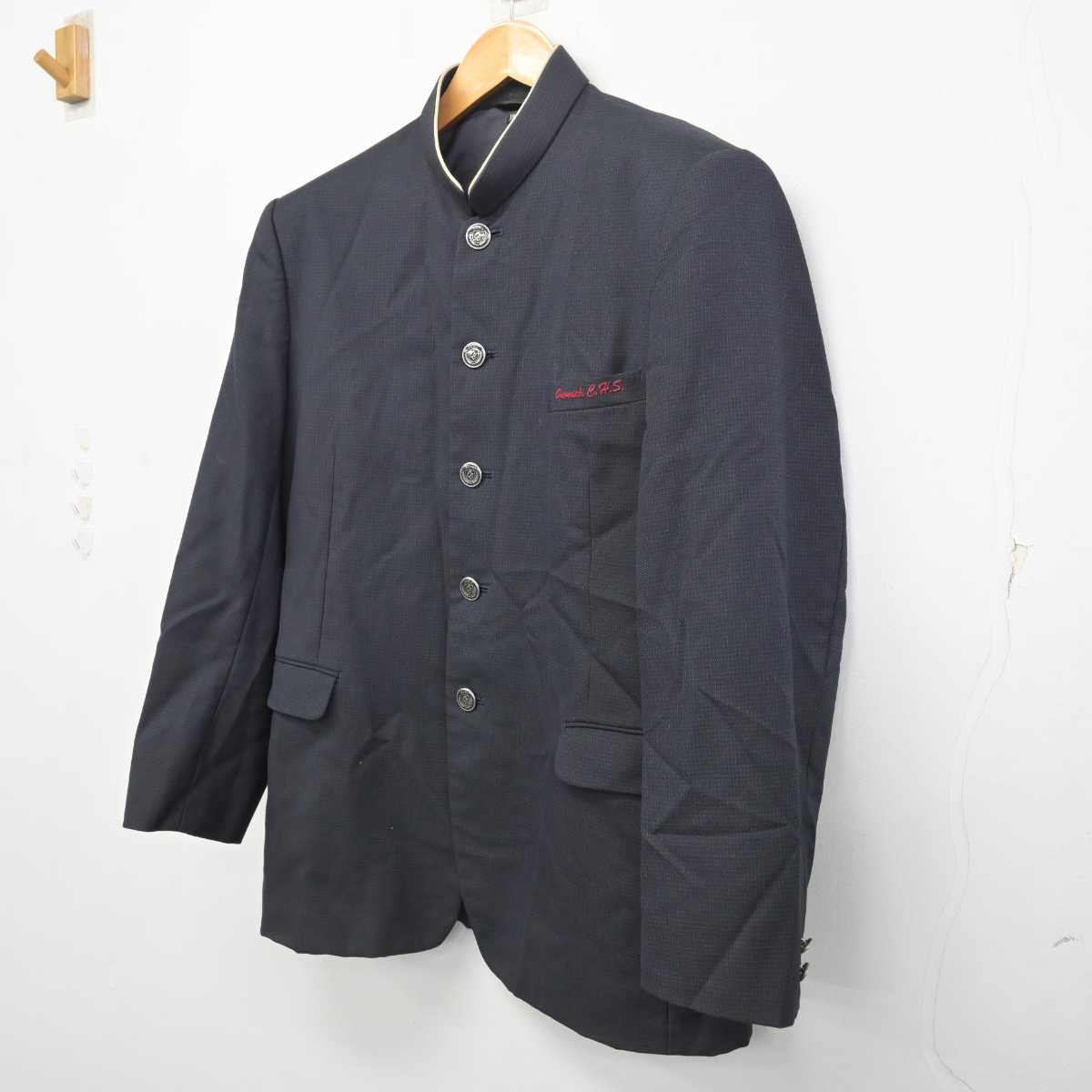 【中古】広島県 尾道商業高等学校 男子制服 1点 (学ラン) sf078529