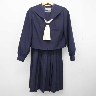 【中古】茨城県 土浦第三中学校 女子制服 3点 (セーラー服・ジャンパースカート) sf078533