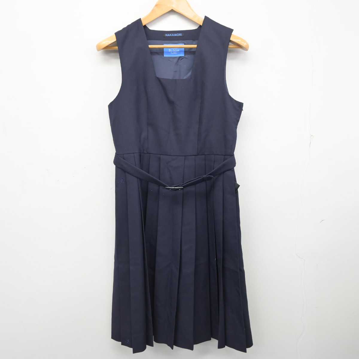 【中古】茨城県 土浦第二高等学校 女子制服 2点 (ブレザー・ジャンパースカート) sf078535