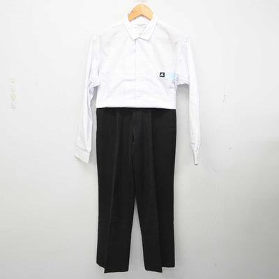 【中古】徳島県 藍住中学校 男子制服 3点 (学ラン・シャツ・ズボン) sf078538