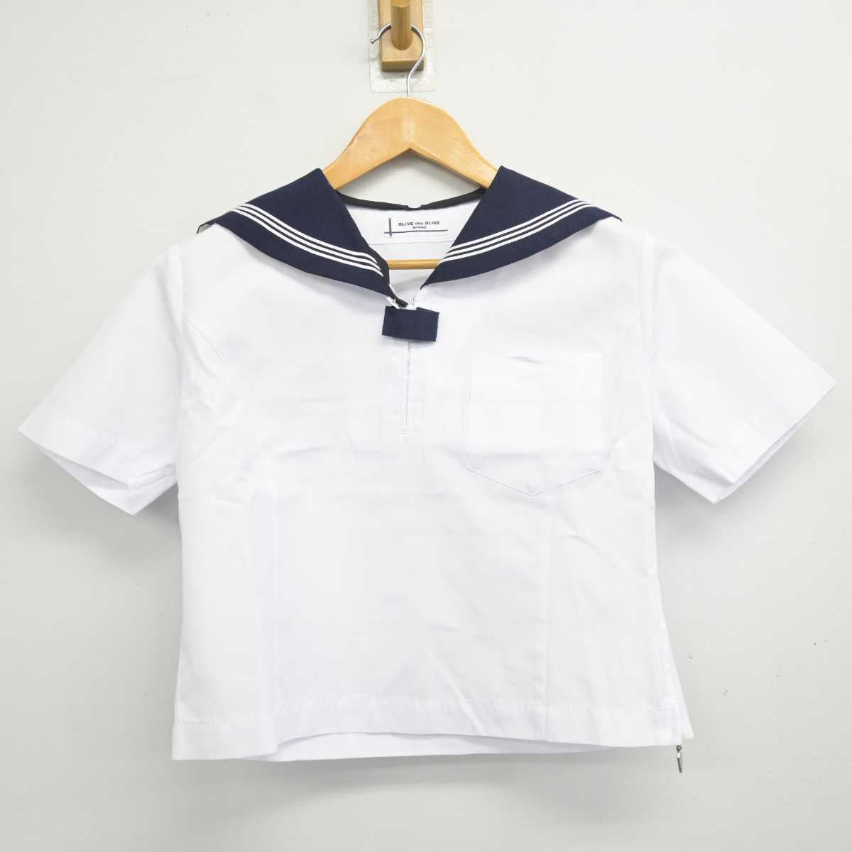 【中古】神奈川県 湘光中学校 女子制服 4点 (セーラー服・スカート) sf078557