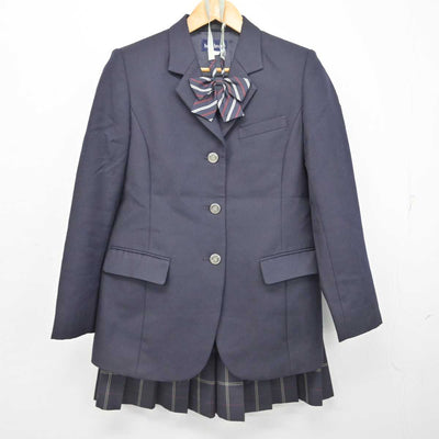 【中古】東京都 駒澤大学高等学校 女子制服 4点 (ブレザー・スカート) sf078560