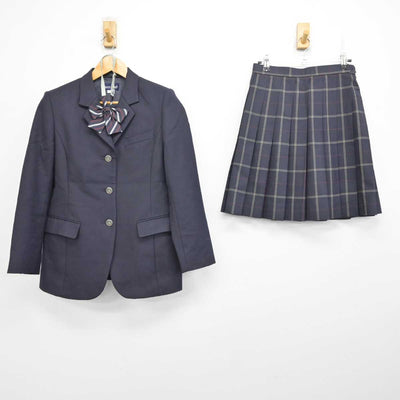 【中古】東京都 駒澤大学高等学校 女子制服 4点 (ブレザー・スカート) sf078560