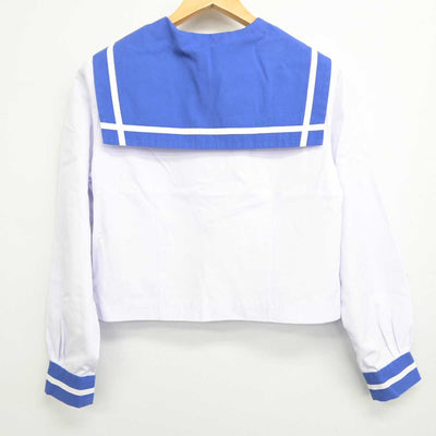 【中古】福島県 植田中学校 女子制服 2点 (セーラー服) sf078565