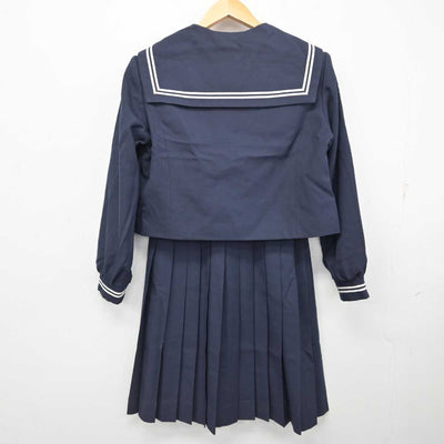 【中古】福島県 湯本第二中学校 女子制服 2点 (セーラー服・スカート) sf078580