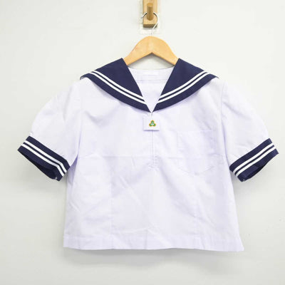 【中古】福島県 湯本第二中学校 女子制服 2点 (セーラー服) sf078583