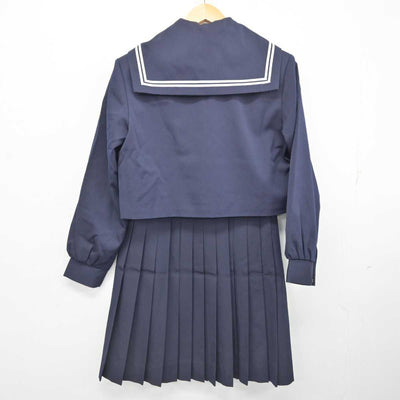 【中古】愛知県 横須賀中学校 女子制服 3点 (セーラー服・スカート) sf078584