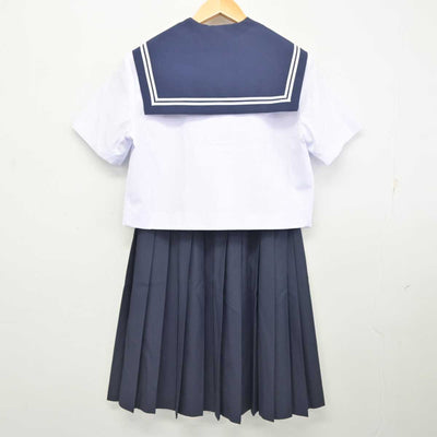 【中古】愛知県 横須賀中学校 女子制服 3点 (セーラー服・スカート) sf078585